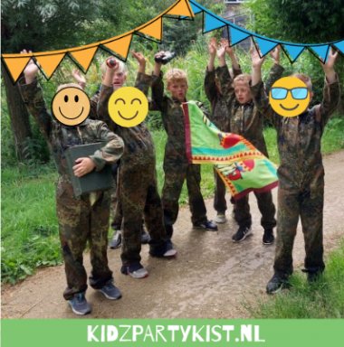 Leger kinderfeestje themakist