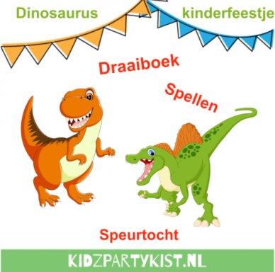 Dinosaurus kinderfeestje draaiboek en speurtocht