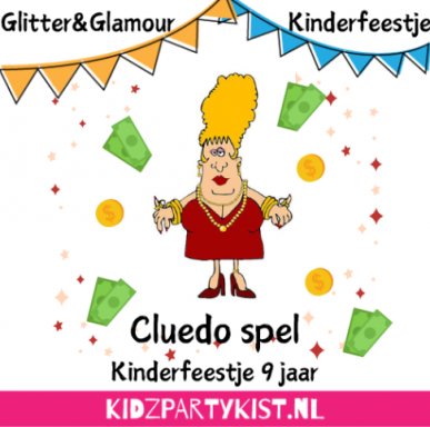 Glitter en Glamour Cluedo spel