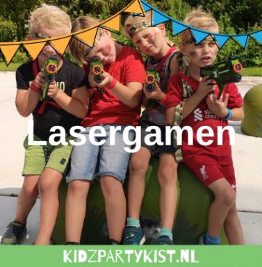 Lasergamen Kinderfeestje thuis vieren