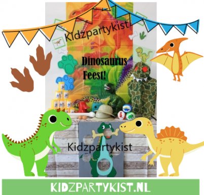 Themakist Dinosaurus Kinderfeestje thuis vieren