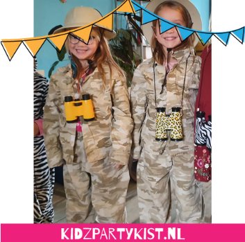 Themakist Jungle kinderfeestje thuis huren