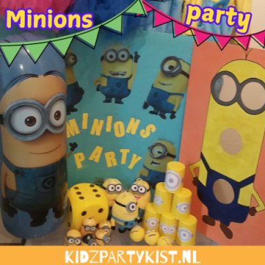 Themakist Minions kinderfeestje thuis vieren