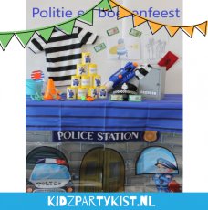 Themakist Politie en boeven kinderfeest thuis vieren