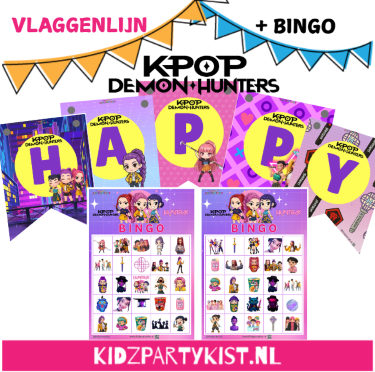 kpop-bingo-vlaggenlijn-kidzpartykist-kinderfeestje