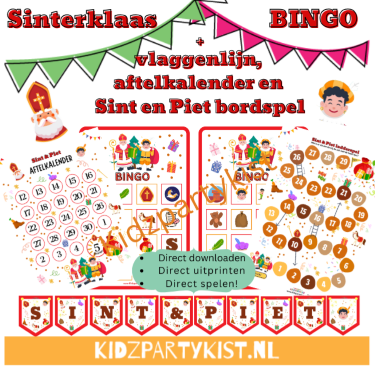 Sinterklaas bingo spel