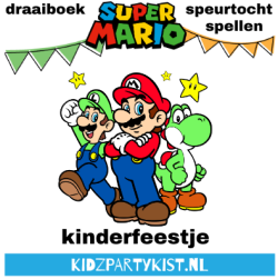 Super Mario Kinderfeestje speurtocht en draaiboek