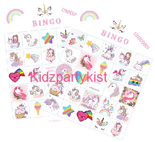 unicorn-bingokaarten-kidzpartykist