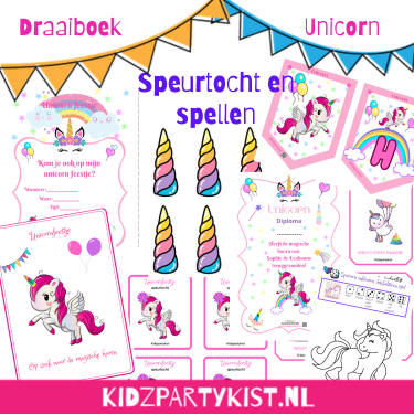 unicornfeestje-draaiboek-kidzpartykist-kinderfeest