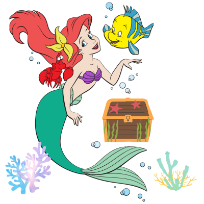 zeemeermin-kinderfeestje-ariel-schatkist-zoeken-ki
