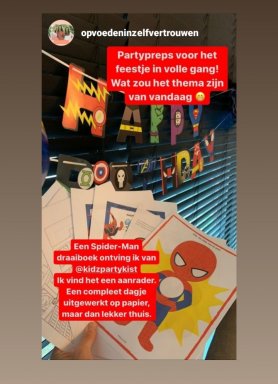 Spiderman feestje draaiboek en speurtocht