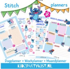 Stitch dagplanner weekplanner maandplanner