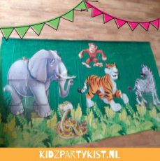 Jungle safari kinderfeest decoratie