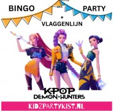 Kpop Demon Hunters Bingo en Vlaggenlijn