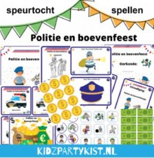 Politie en boevenfeestje draaiboek speurtocht